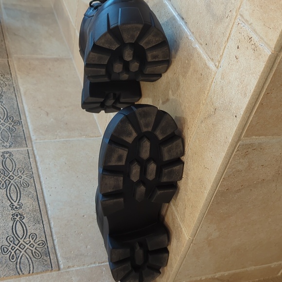 Shoedazzle Black Sabine Oxford Lug Sole Platform Loafers Sneakers - Picture 5 of 8